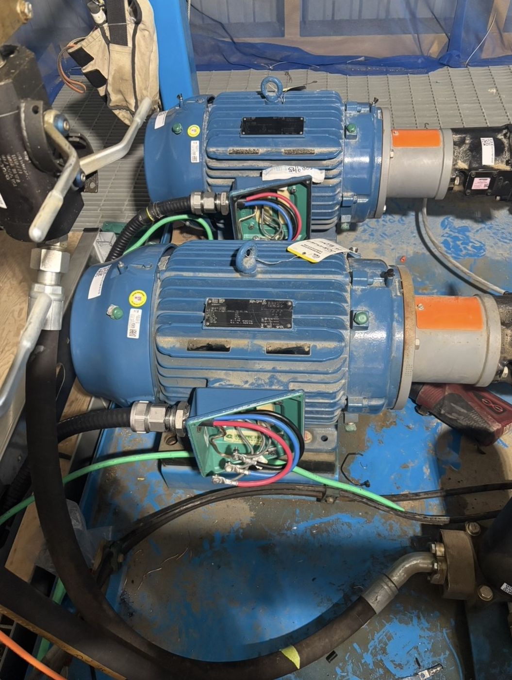 Industrial motor connections